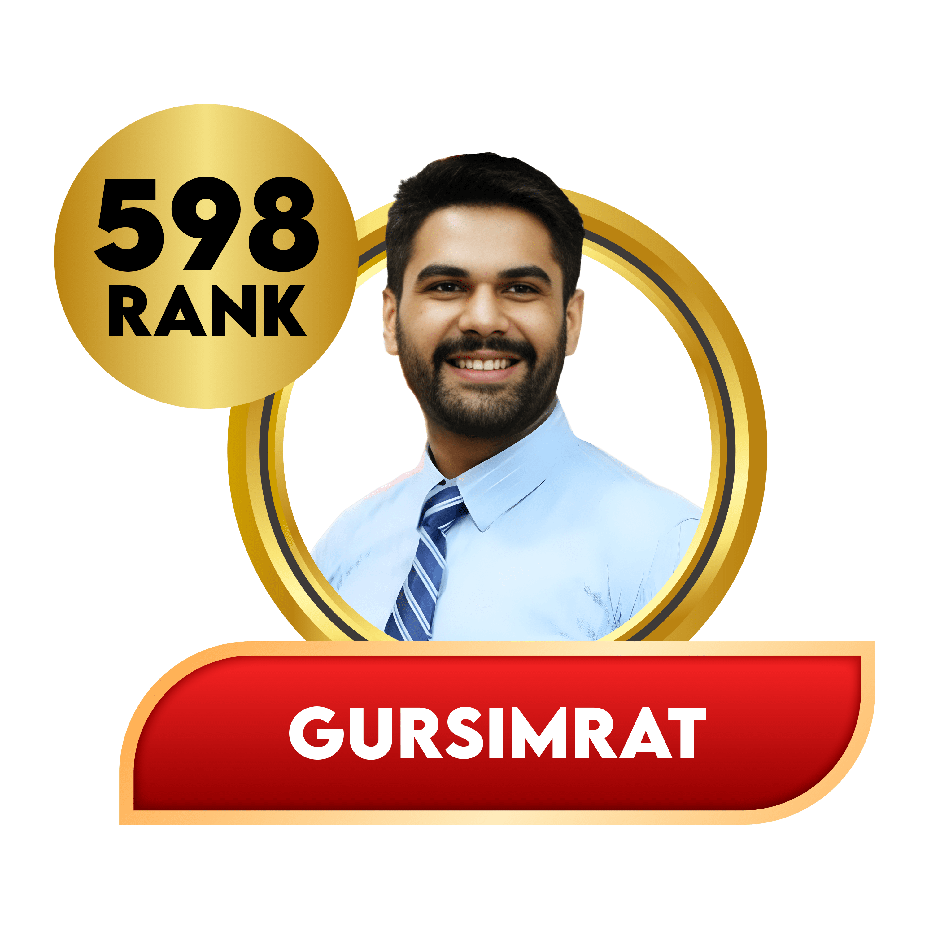 Gursimrat CBL UPSC Student All India Rank 598