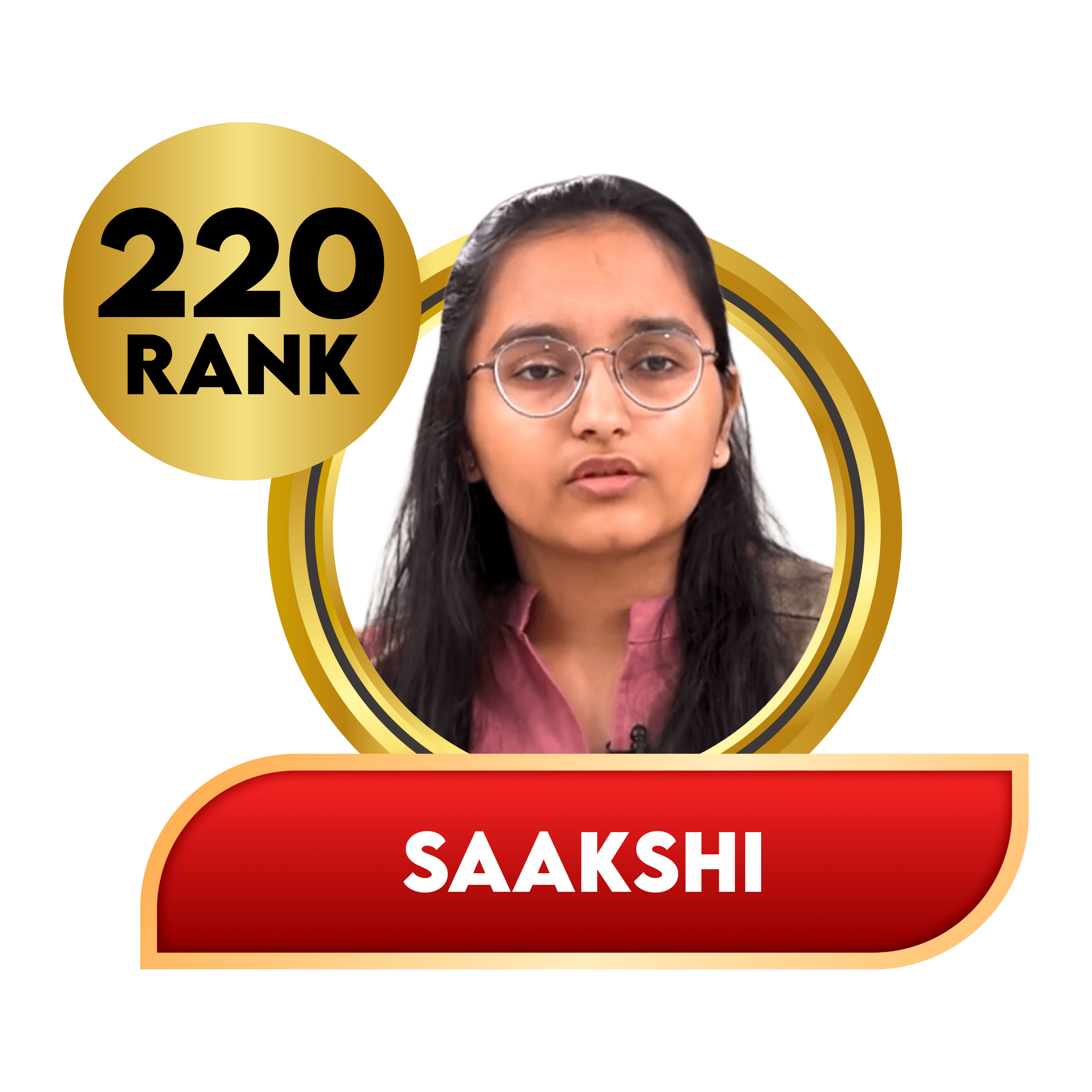 Saakshi CBL UPSC Student All India Rank 220